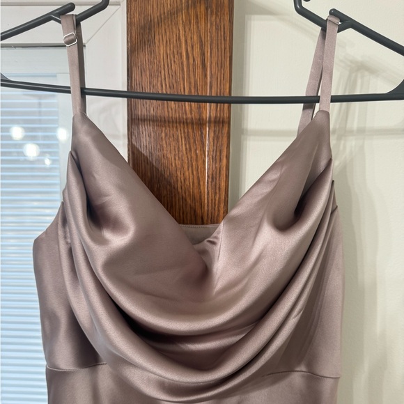 Revelry, Taupe Skye style Bridesmaid Dress. Worn once for a wedding. - Picture 3 of 5